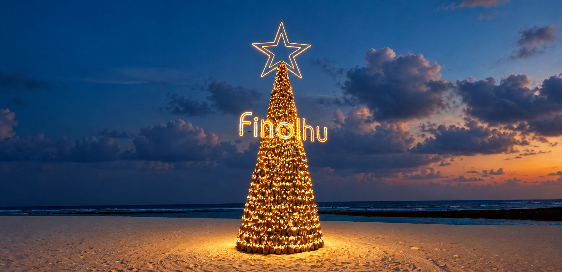 Festive tree lighting